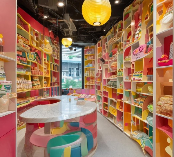 5平方餐饮零食店设计图,小空间里的零食天堂创意方案 5平方餐饮零食店设计图,小空间里的零食天堂创意方案