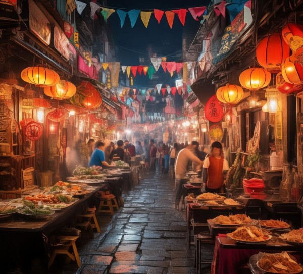 红旗路宴宾美食城,老街里的烟火,舌尖上的盛宴