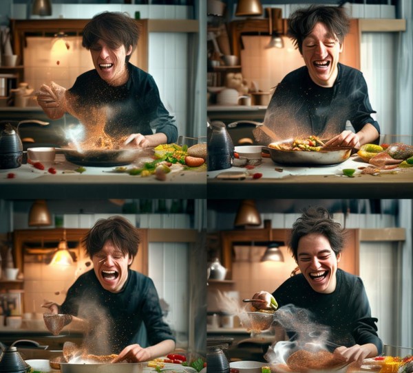 自己制作美食，从笨拙到享受的奇妙旅程